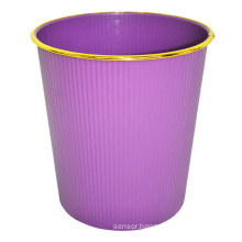 Plastic Pure Color Design Open Top Waste Bin (B06-930-2)